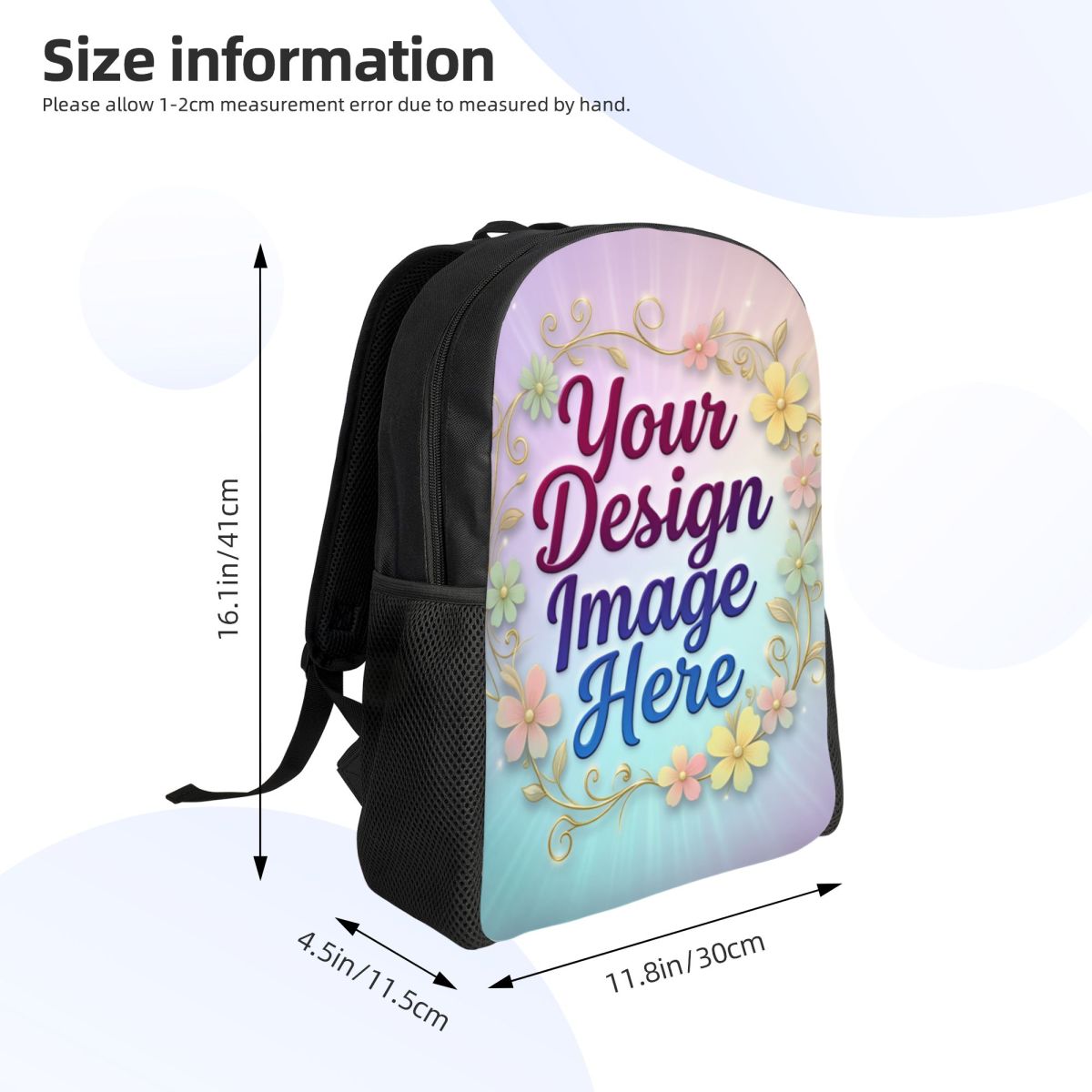 Mochila personalizada com foto - Laptop Accessories Logo avaliação e preço