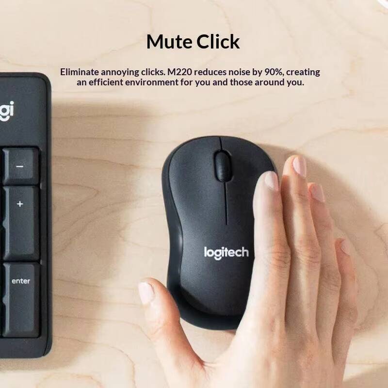 Mouse Sem Fio Logitech M220, C - Laptop Accessories Design avaliação e preço