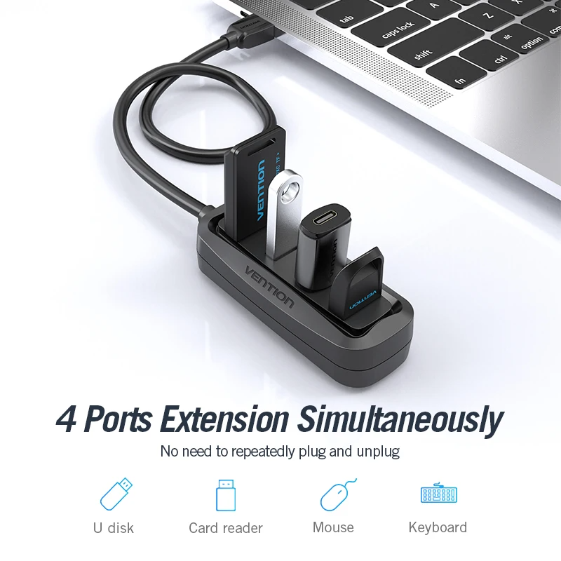 Vention USB 2.0 HUB 4 portas c - Laptop Accessories Bundle avaliação e preço